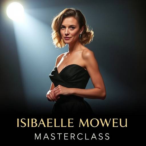 Affiche de la masterclass d'Isabelle Moreau sur l'art du monologue