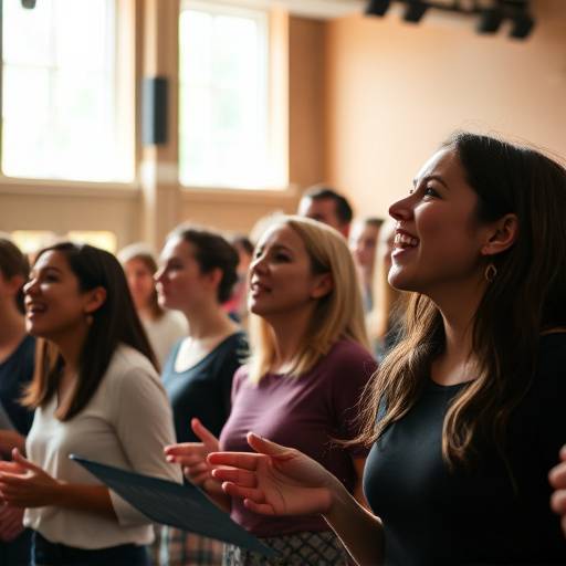 Image du cours de théâtre musical professionnel