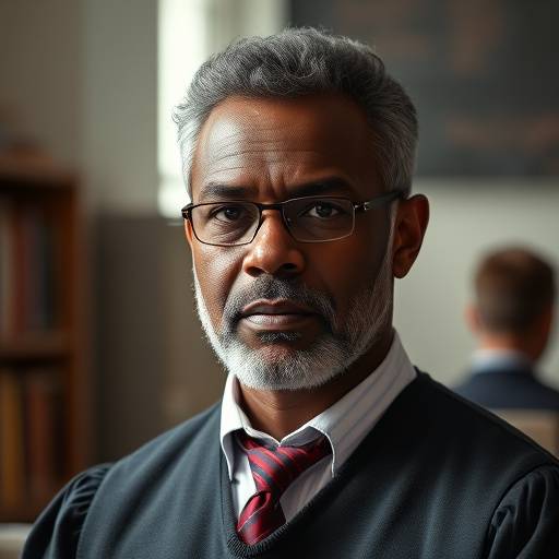 Portrait d'Antoine Martin, professeur de diction et de voix