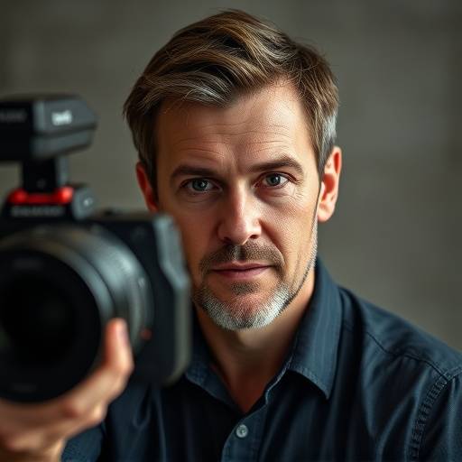 Portrait de Julien Robert, professeur d'interprétation devant la caméra